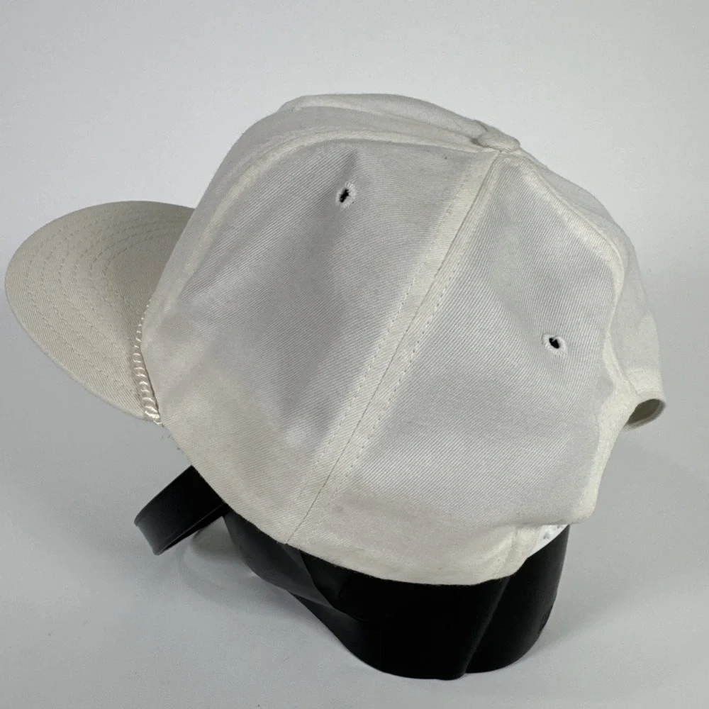 Vintage‎ New Era Jack Daniels Pro Model White Rope Snapback Hat Made In USA